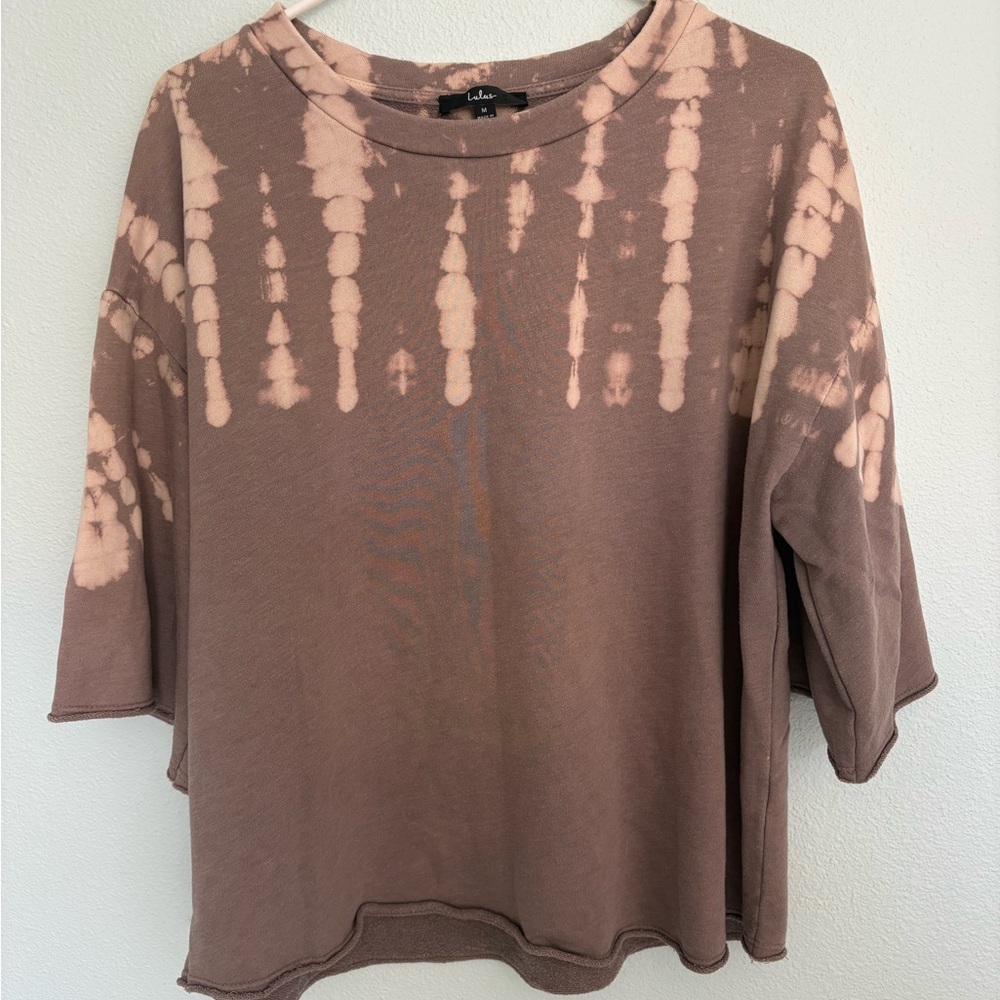 Lulu's Boxy 3/4 Sleeve Blouse